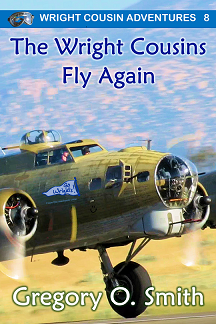 08 Wright Cousins Fly Again e Cover of The Wright Cousins Fly Again adventure book