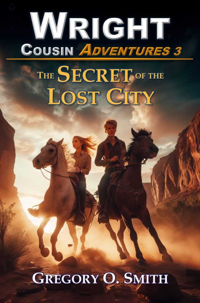 Book cover for the children's book The Secret of the Lost City by Gregory O. Smith