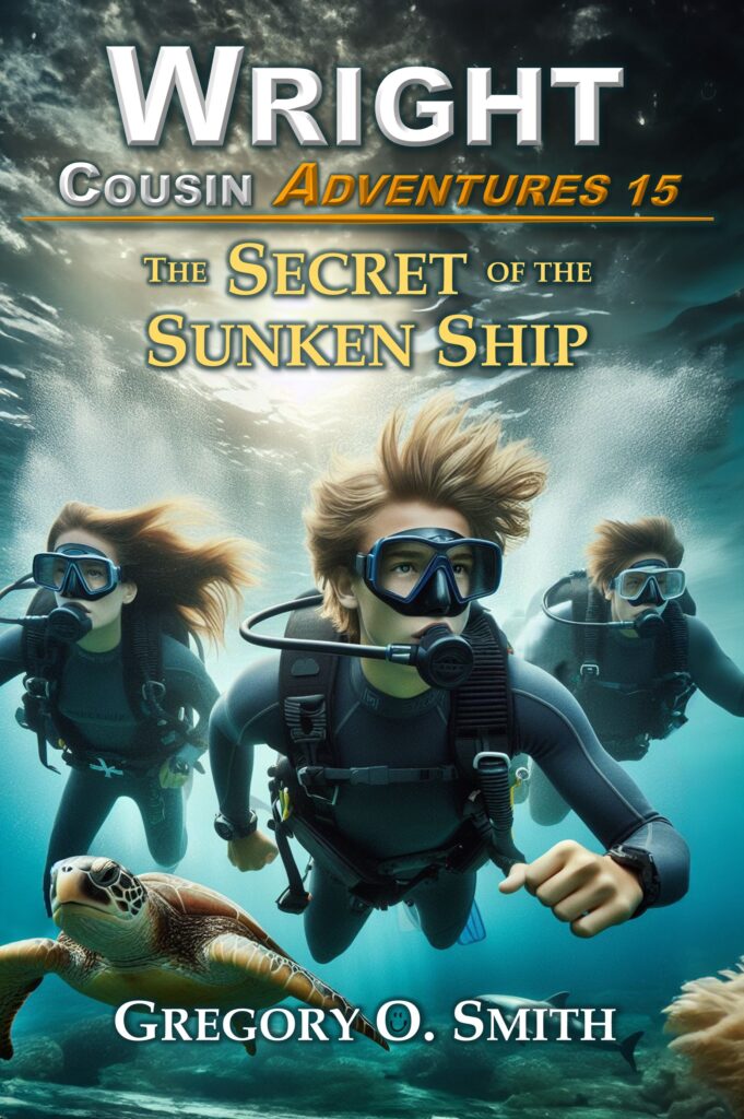 Picture of Cover for Wright Cover Adventures book 15, The Secret of the Sunken Ship