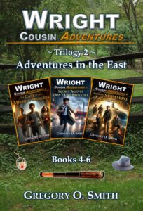 Cover for children's book Wright Cousin Adventures Trilogy 2 by Gregory O. Smith