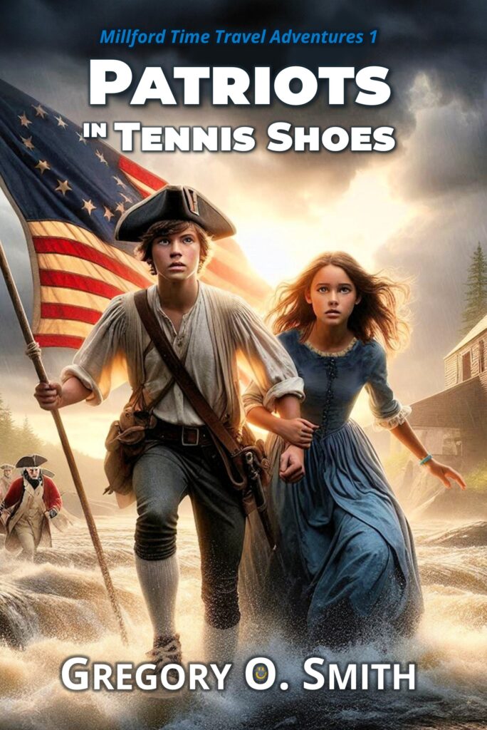 wwww PTS paperback overlay 11-19-2025 front Book cover for Patriots in Tennis Shoes by Gregory O. Smith